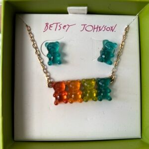 Gummy Bear Necklace and Earrings Set ( Betsey Johnson)